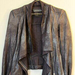 Zara Faux leather jacket XS